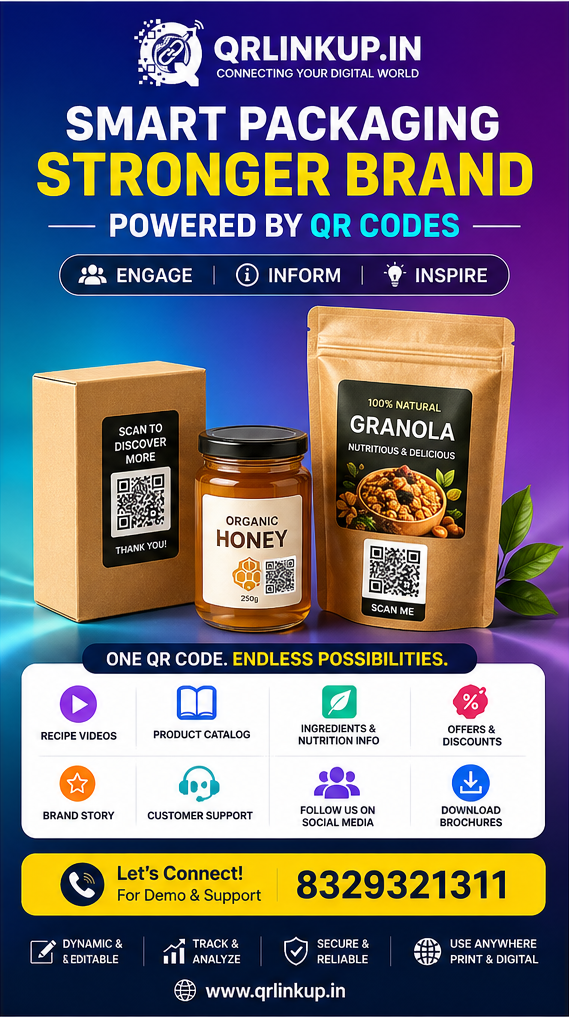 Smart packaging stronger brand powered by QR codes